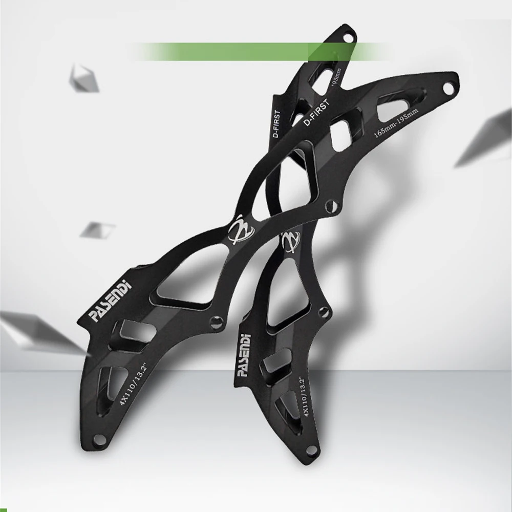 Speed Skate Frame 1 Pair PASENDI Inline Skate Frame 4X110 100 90mm Light Skate Chassis Speed Skate Bases HD 150-165MM 165-195mm