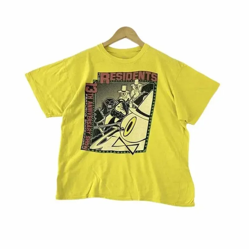 THE RESIDEnts Band Rock T shirt Black Color Cotton For Fan