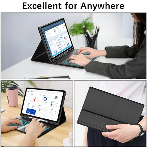 Imagen 2 del producto Funda para Lenovo Tab M11 de 11 pulgadas, funda para teclado Bluetooth para Xiaoxin Pad 11 en 2024/2025, para Lenovo Idea Tab 11 Smart Stand Cover