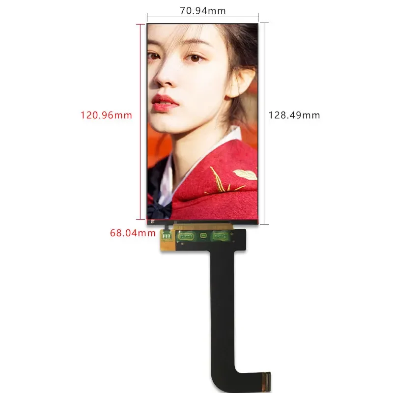 Ls055r1sx03 2560x1440 5.5 polegadas 2k display lcd com hdmi para placa controladora mipi para wanhao d7 projetor de impressora 3d