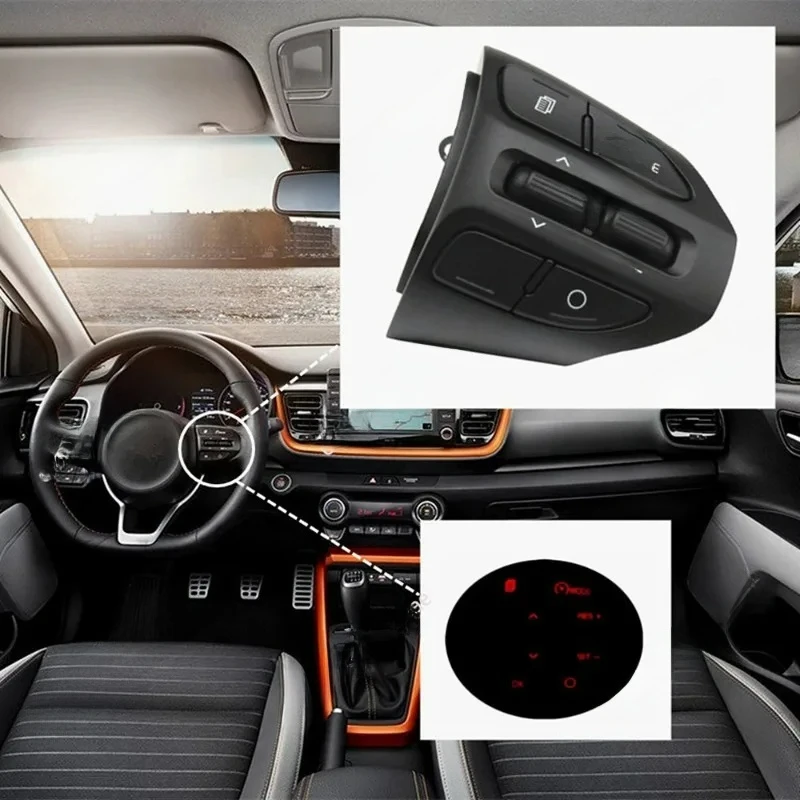 

Подходит для многофункционального рулевого колеса Kia K2RIO, круиз-контроля, кнопки, громкости, Bluetooth и голоса.