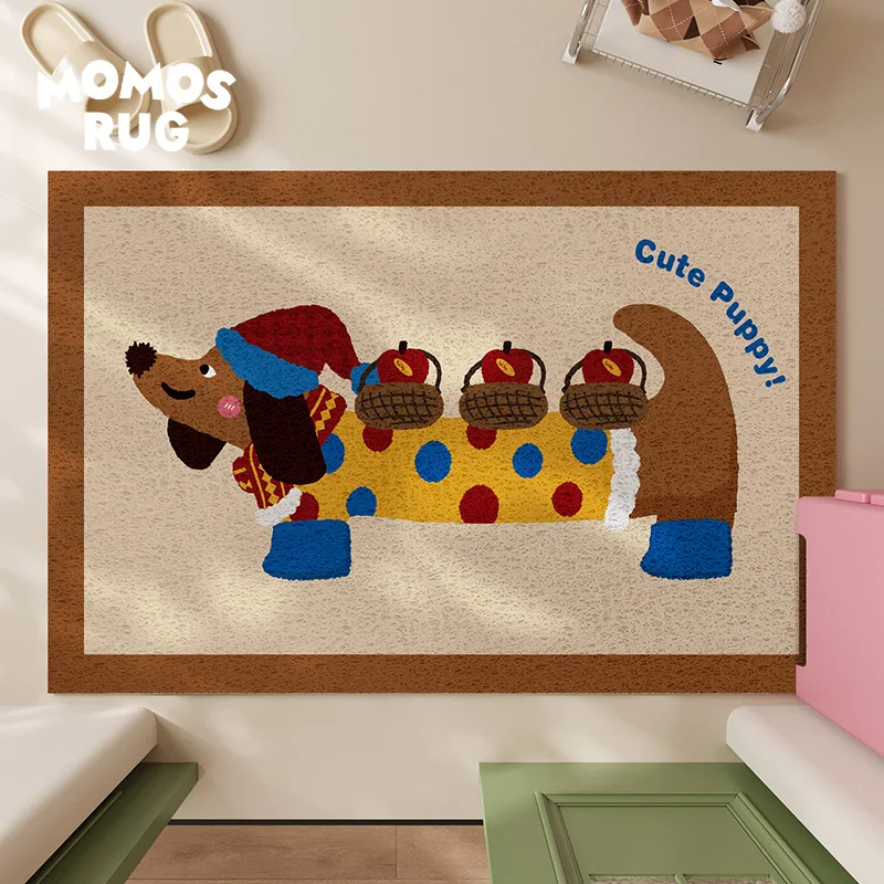 

Custom Entrance Doormat Cutting Silk Ring Floor Mat Wear-resistant and Non-slip Outdoor Entrance Bottom Sole Cleaning Mat