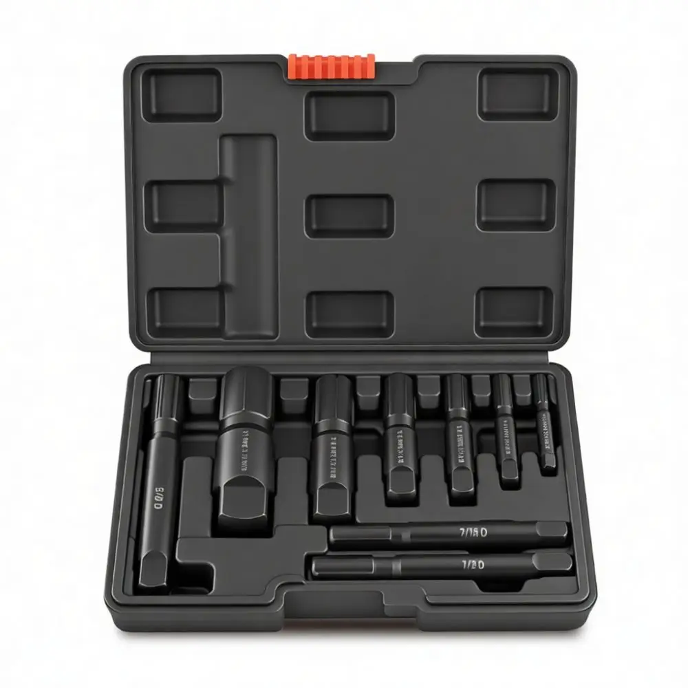 Damaged Bolt Remover Plumbing Maintenance Tool Kit Pipe Thread Repair Chrome Molybdenum Steel Tap Die Hardware