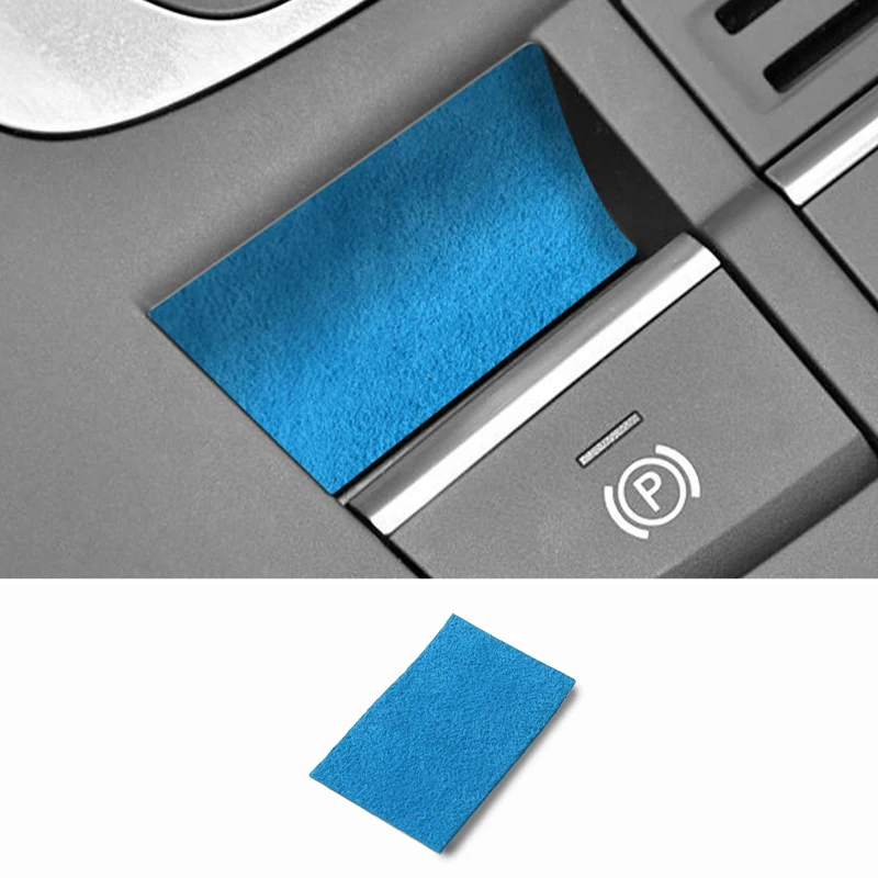 ألياف الكربون لأودي 8 فولت A3 S3 (2014-2019) الرياضة سيارة فرملة اليد زر مقبض الكسوة ملصق المضادة للخدش الداخلية ضبط الملحقات