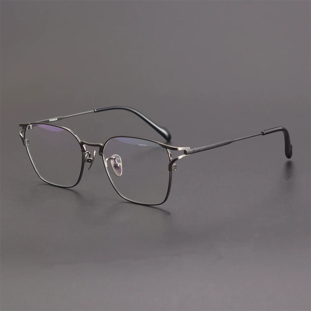 Lunettes à monture polygonale pour hommes et femmes, tableau rétro, hauteur, numéro, lunettes de myopie