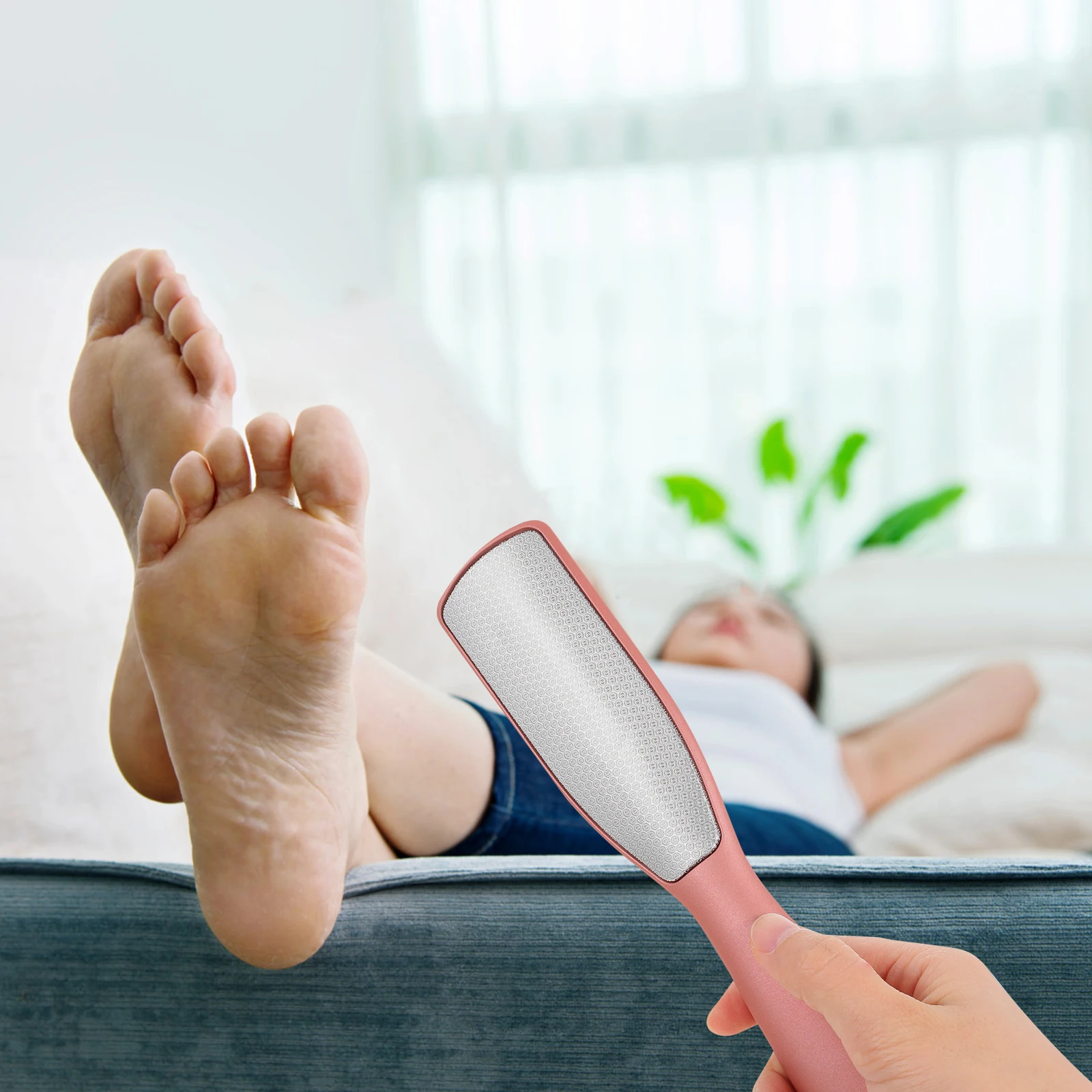 

Foot Scrubber Callus Removers High Quality ABS Steel Dead Skin File Shaver Rubbing Board Nail File Pedicure Tool