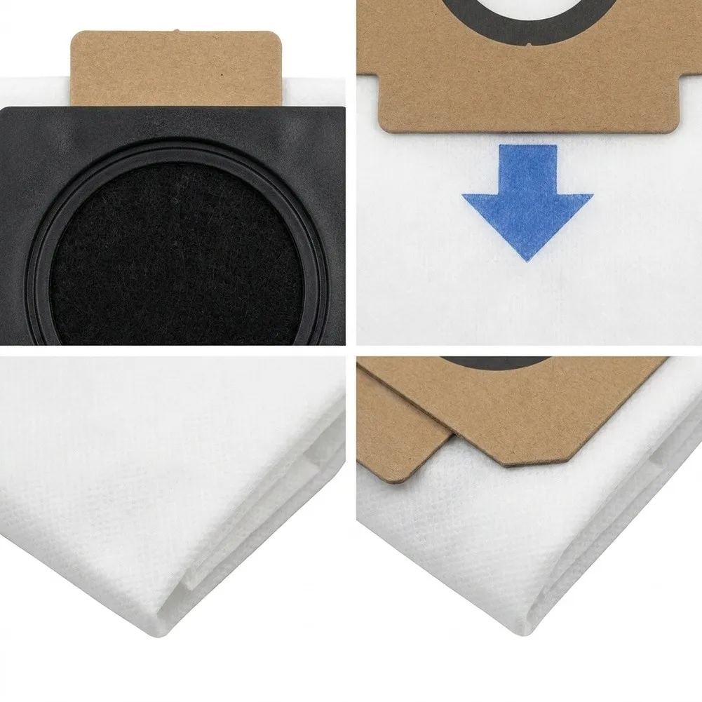 4/10/20Pcs Vacuum Dust Bags For Bosch Spotless Max BCRDW3B BCRDW3BAB BHZRDB High Efficiency Filtration Non-Woven