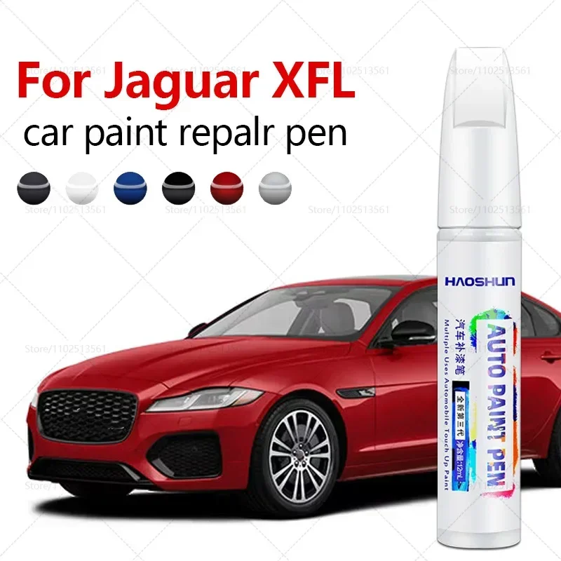 Paint Repair Pen Touch Up Scratch Remover DIY Auto Accessories Black White Silver Red Green Blue For Jaguar XFL 2016-2020 X260