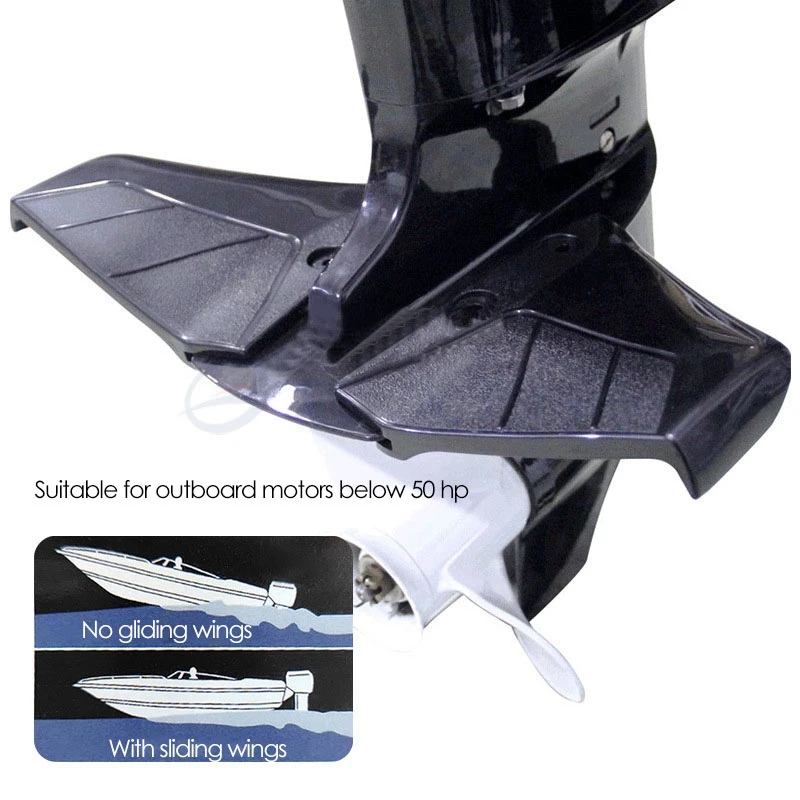 Boat Hydrofoil Stabilizer Marine Stabilizer Fins For Outboards & Sterndrive Lower Unit 0 To 50 HP