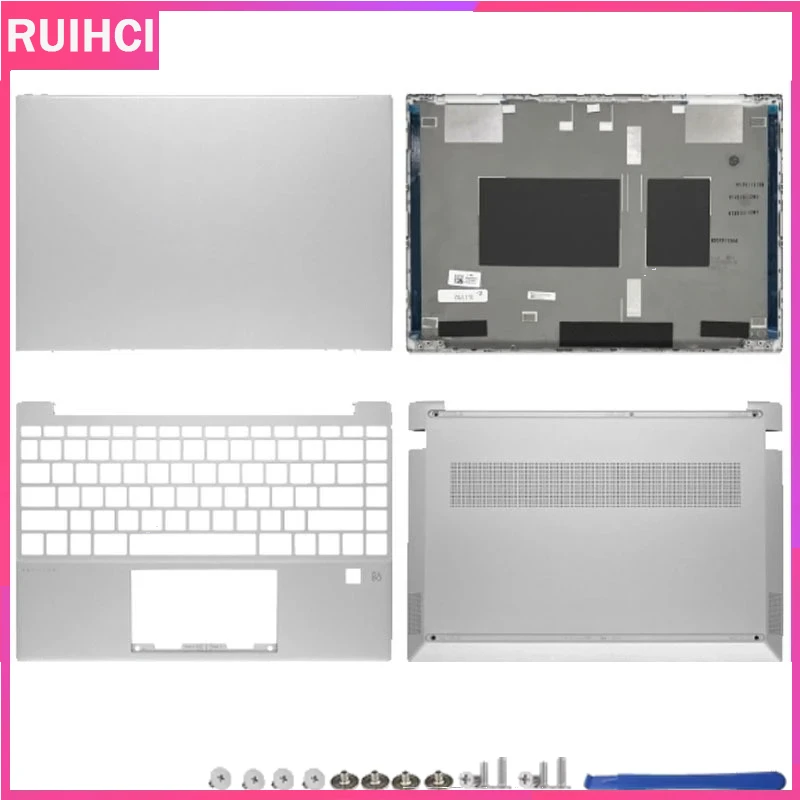 

Для Pavilion 13Air 13-BE TPN-W152 новый ноутбук задняя крышка ЖК-дисплея/подставка для рук/нижняя часть корпуса ноутбука задняя крышка верхний чехол серебристый