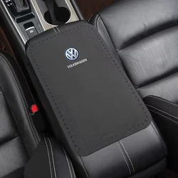 Car Armrest Pad Seat Elbow Rest Protector Mats Waterproof Car Armrest Protective for Volkswagen VW Polo Golf 8 Passat Magotan CC