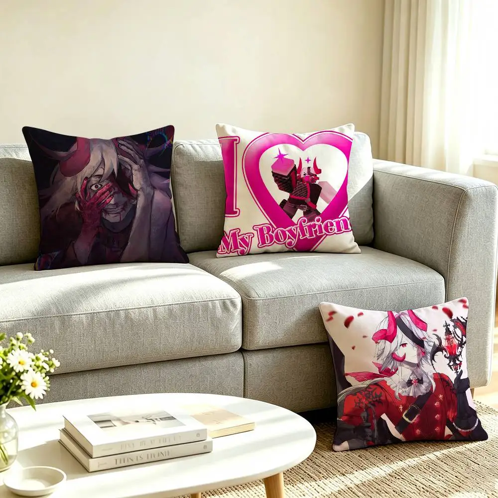 S-Subspace Phighting Shooter Game Square Double-Sided printed Pillow Case Bedroom Bedside Pillow Sofa Cushion Cover