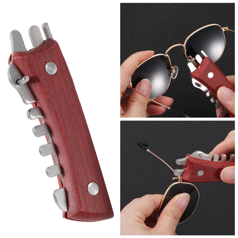 Hand Held Glasses Repair Tools Universal Fit Multi-Functional Frame Adjustment Hand Tool Sets Temple Device Nose Pad Replacement