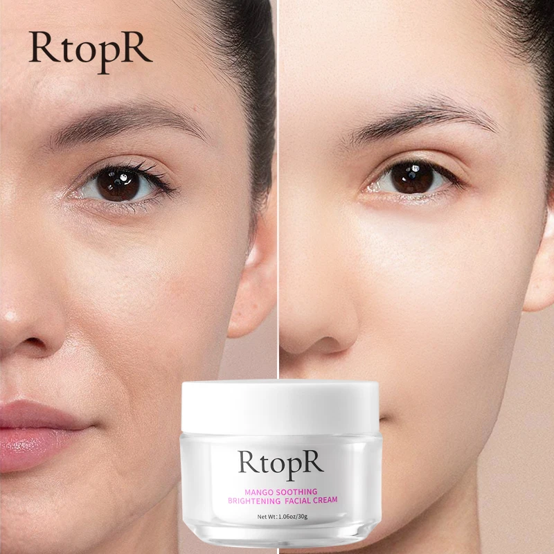 RtopR Mango Bright Face Cream Anti-Wrinkle Anti Aging Whitening Moisturizing Liquid Tight Nourishing Shrink Pores Anti-Sensitive