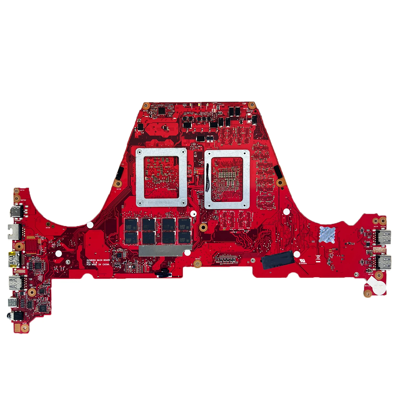Für ASUS HighPerformance Mainboard GU502DU Laptop Motherboard GA502 GU502D GA502DU CPU R5 R7 8GB 16GB RAM GTX1660 100% getestet