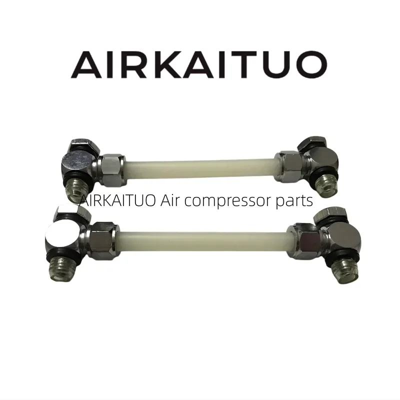 Hanzhong air compressor oil mirror nylon tube oil viewing mirror center distance 120 140 150 red five-ring oil level gauge