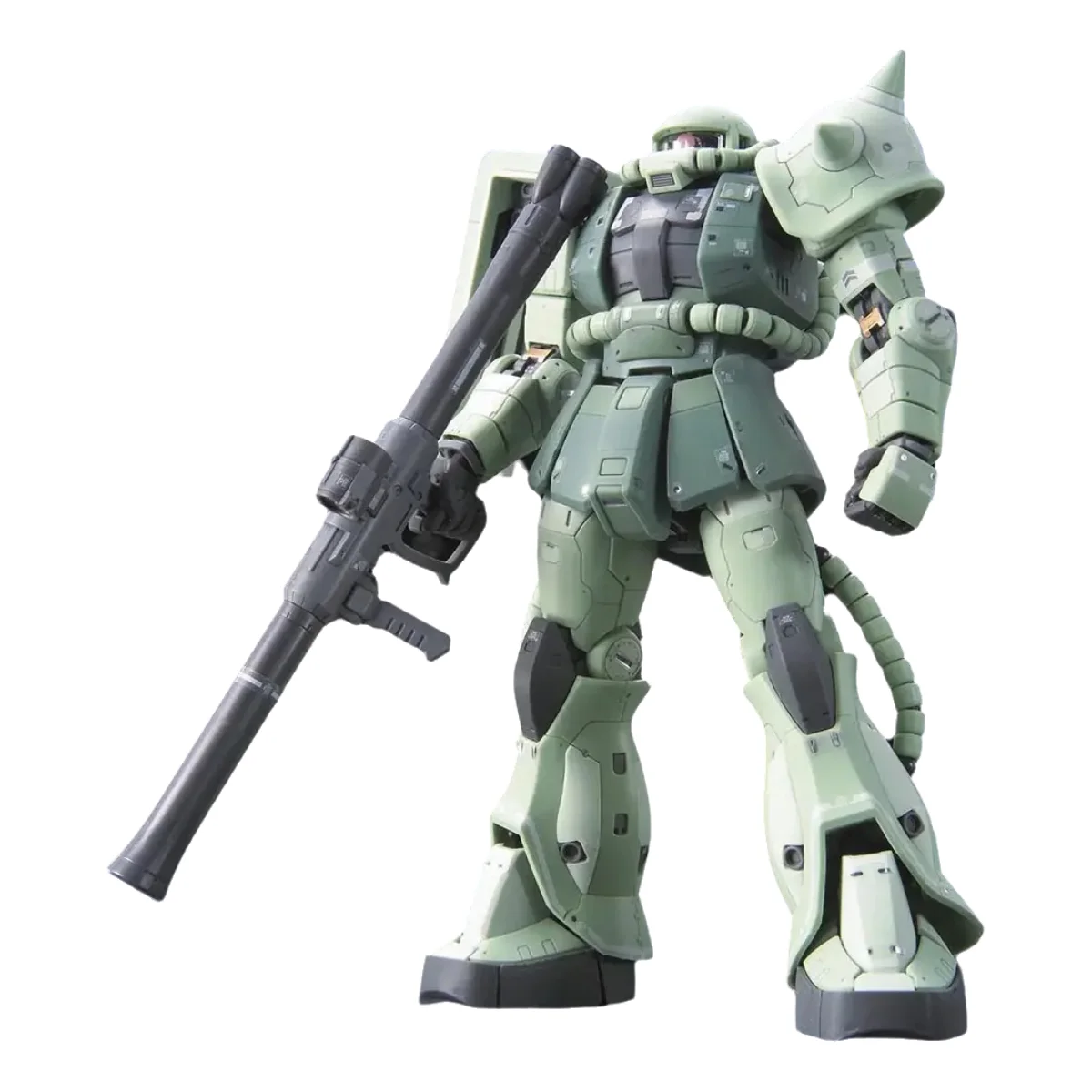 ในสต็อกของแท้ Bandai Original Gundam ชุด RG 1:144 MS-O6F ZAKUII Action Figures ของเล่นสําหรับของขวัญเด็กคริสต์มาสของขวัญ