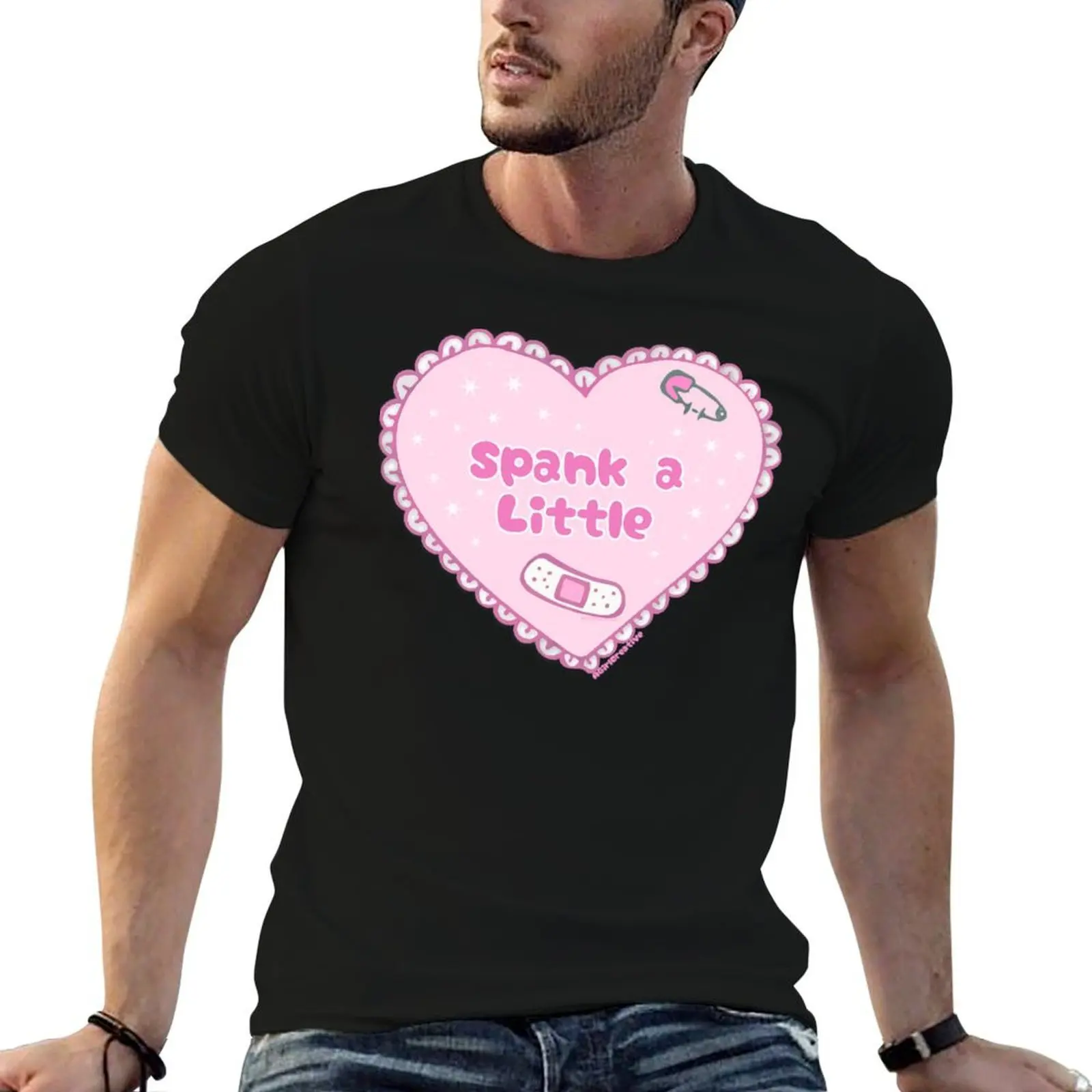 Spank A Little T-Shirt plain tees shirts graphic tee men