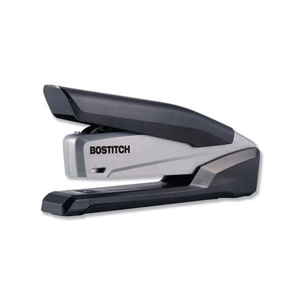 Premium Desktop Stapler One-Finger Technology 28 Sheet Capacity Staple Remover Storage Rubberized Base Smooth Operation Tacking