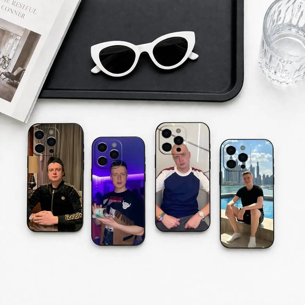 

Trash Streamer Mellstroy-y Phone Case For iPhone 17,16,15,14,13,12,11 Plus,Pro Max,XS,Soft Silicone Black Cover