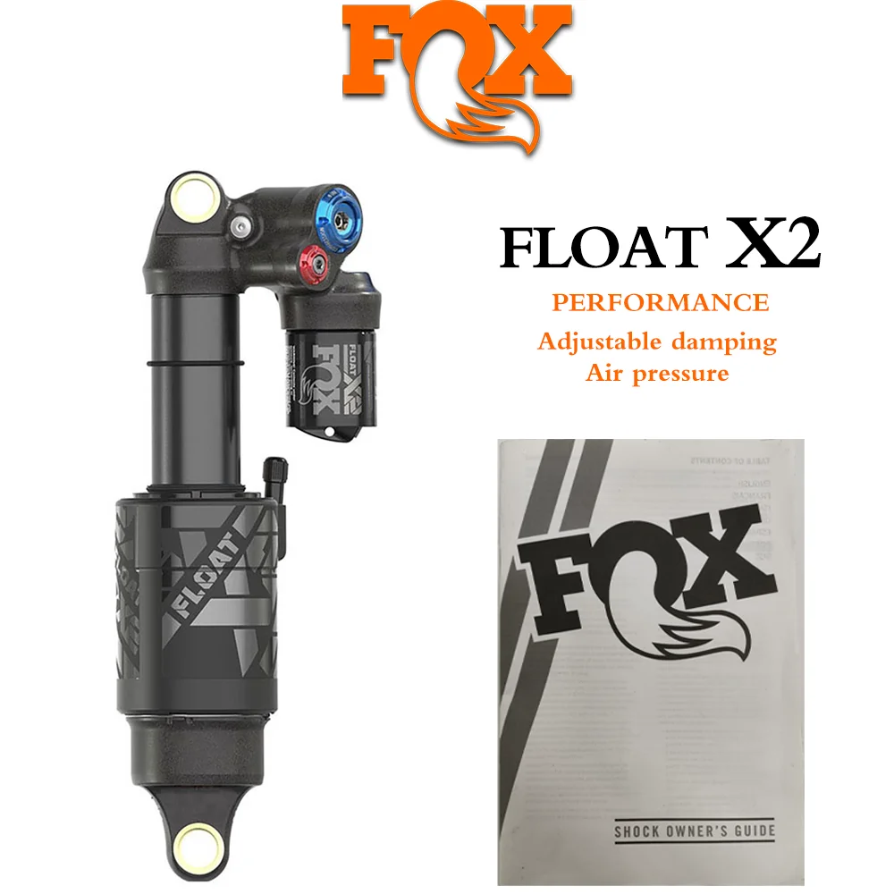 FOX FLOAT X2 AIR SPRUNG SHOCK MTB BIKE REAR SHOCK Absorber Compression Adjustment For Full Suspension Mountain Bicycle Downhill