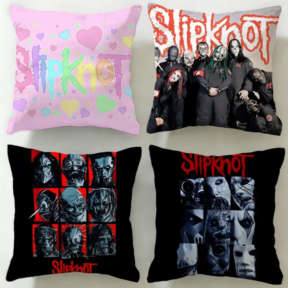 classic band Slipknot Cushion Cover Soft & Easy-Wash Pillow Case – Versatile for Couch, Bed, Travel and Office
