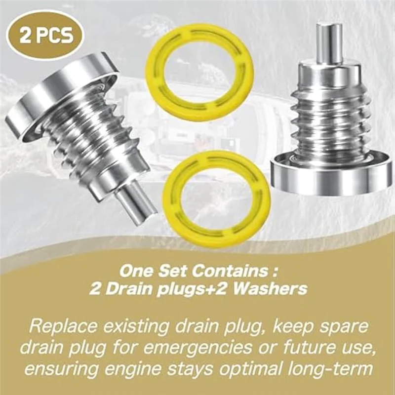 

Для подвесного мотора Mercury, сливная пробка картера передач 8M0058389, 2 шт., винтовое уплотнение для нижнего блока, смазка шестерни, сливное заправочное отверстие