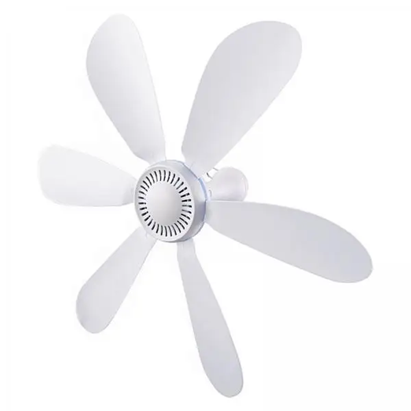 

USB Mini Ceiling Fan Quiet Six Leaf Hanging Compact Cooling Fan for Outdoor Home Office