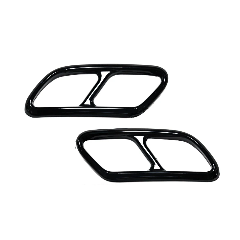 tail throat decorative frame black for Volvo xc60 xc90 s60 v60 s90 v90CC v60cc xc40 Chrome decoration