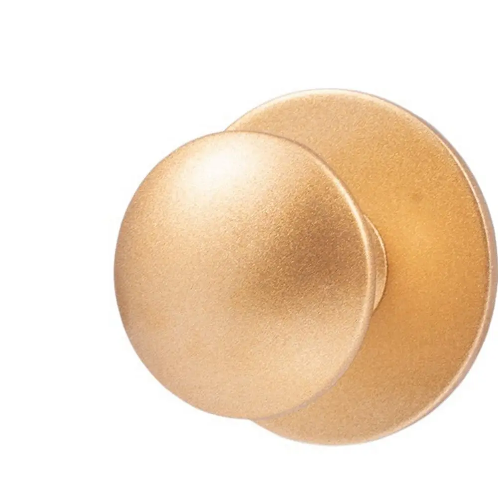 

European-Style Stainless Steel Door Knob Round Single Hole Drawer Handle Self-Adhesive Black Drawer Knob Door