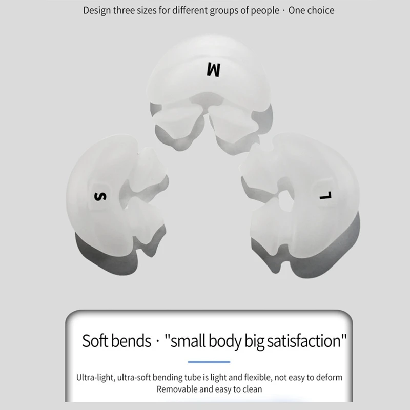 For BMC-P2 CPAP Nasal Pillow Case W Headgear S M L Cushions Sleep Helper For Snoring