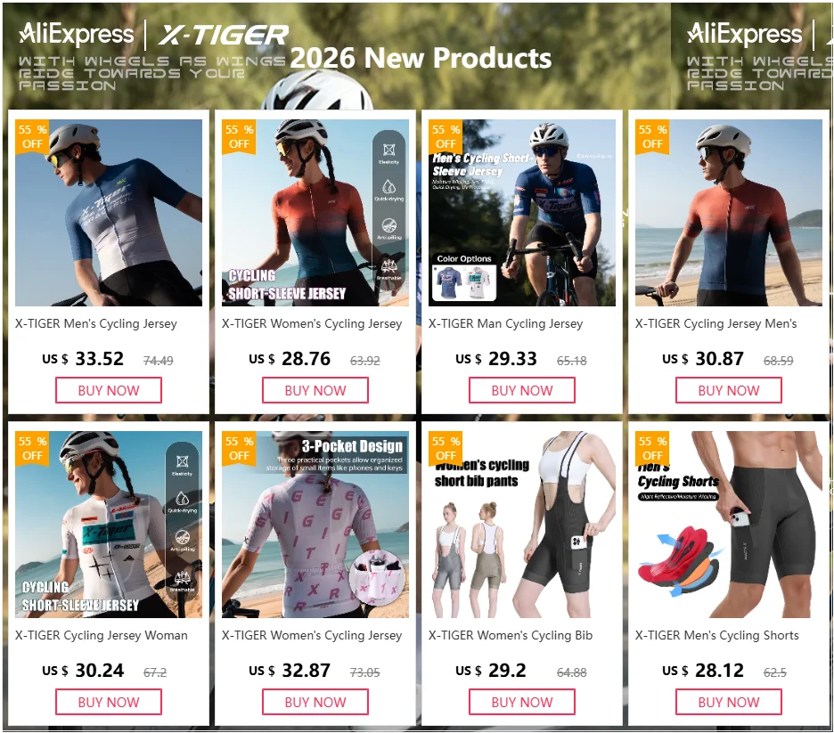 X-TIGER Herren-Radhose, gepolstert, Fahrradshorts, Rennradbekleidung, Rennrad- und Mountainbike-Shorts mit Taschen – Detail 1