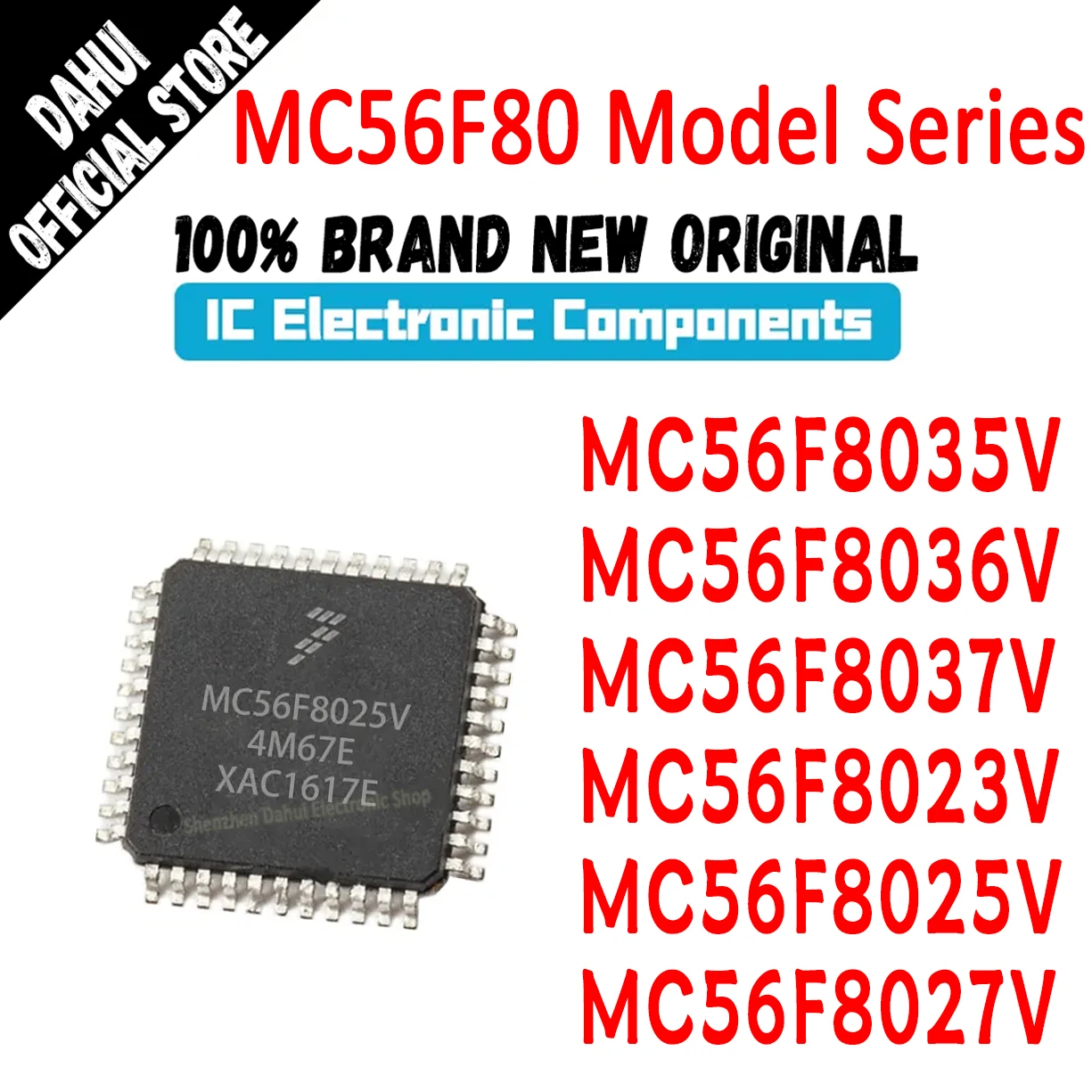 MC56F8035V MC56F8036V MC56F8037V MC56F8023V MC56F8025V MC56F8027V MC56F MC56 MC IC MCU DSP Chip QFP