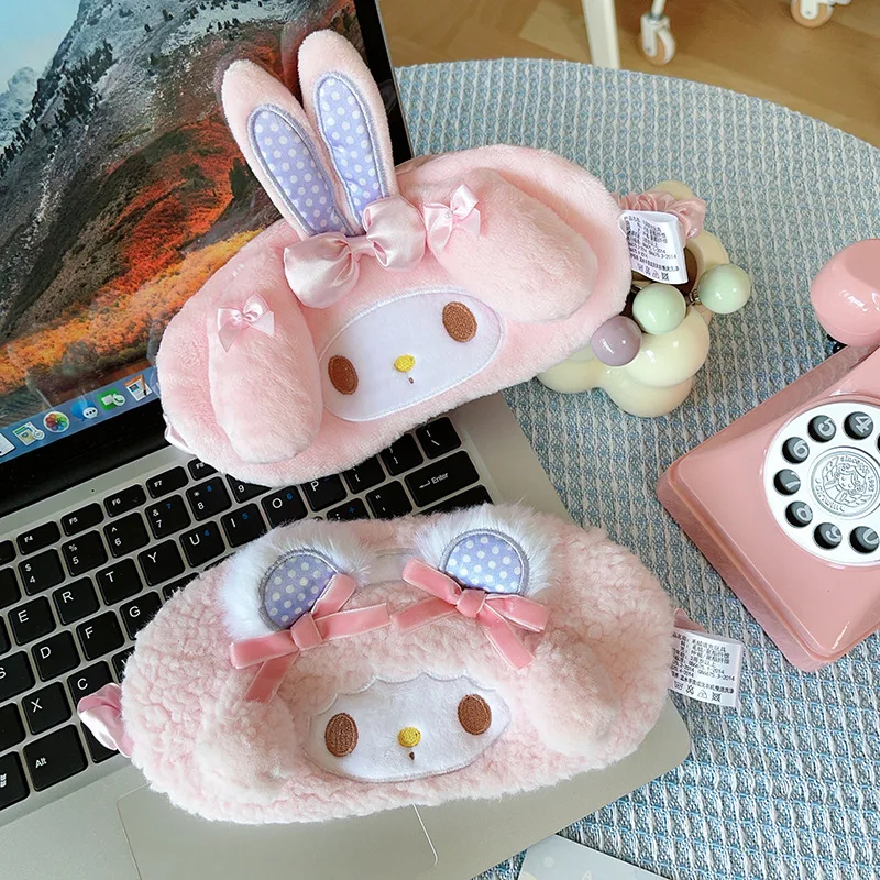 

Melody Plush Soft Eye Mask for Women Girls Sleeping Travel Office Lightproof Enjoy high-quality sleep