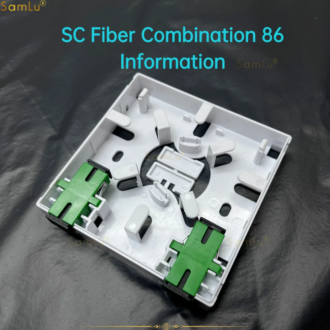 

FTTH 2-ядерная оптоволоконная оконечная коробка 2 порта SC Оптоволоконная панель Комбинация волокна SC 86, информация