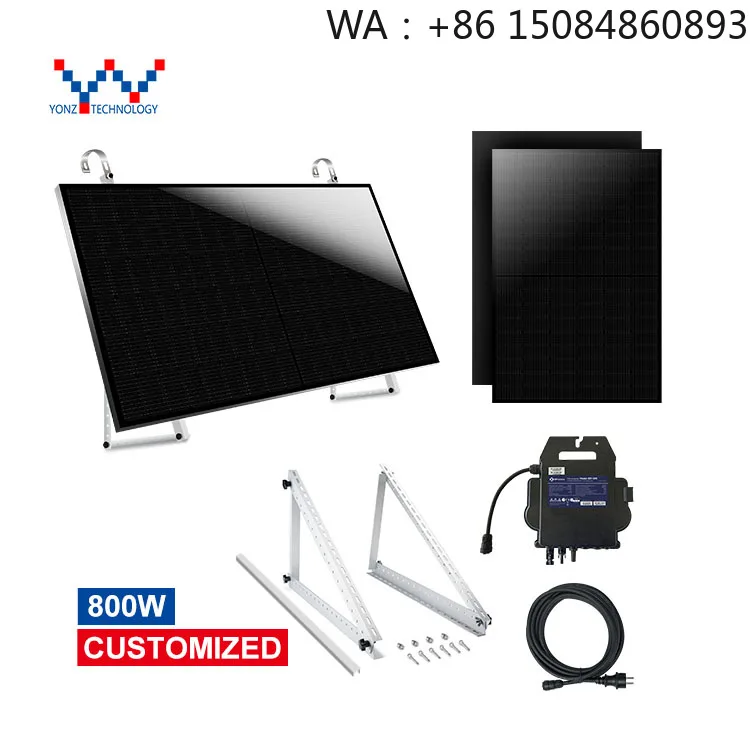 Plug And Play Solar SystemBalcony Solar MicroinverterYonz 800W Certified Off Grid Tied Complete Solar Kit Pannello Solare Plu Ba