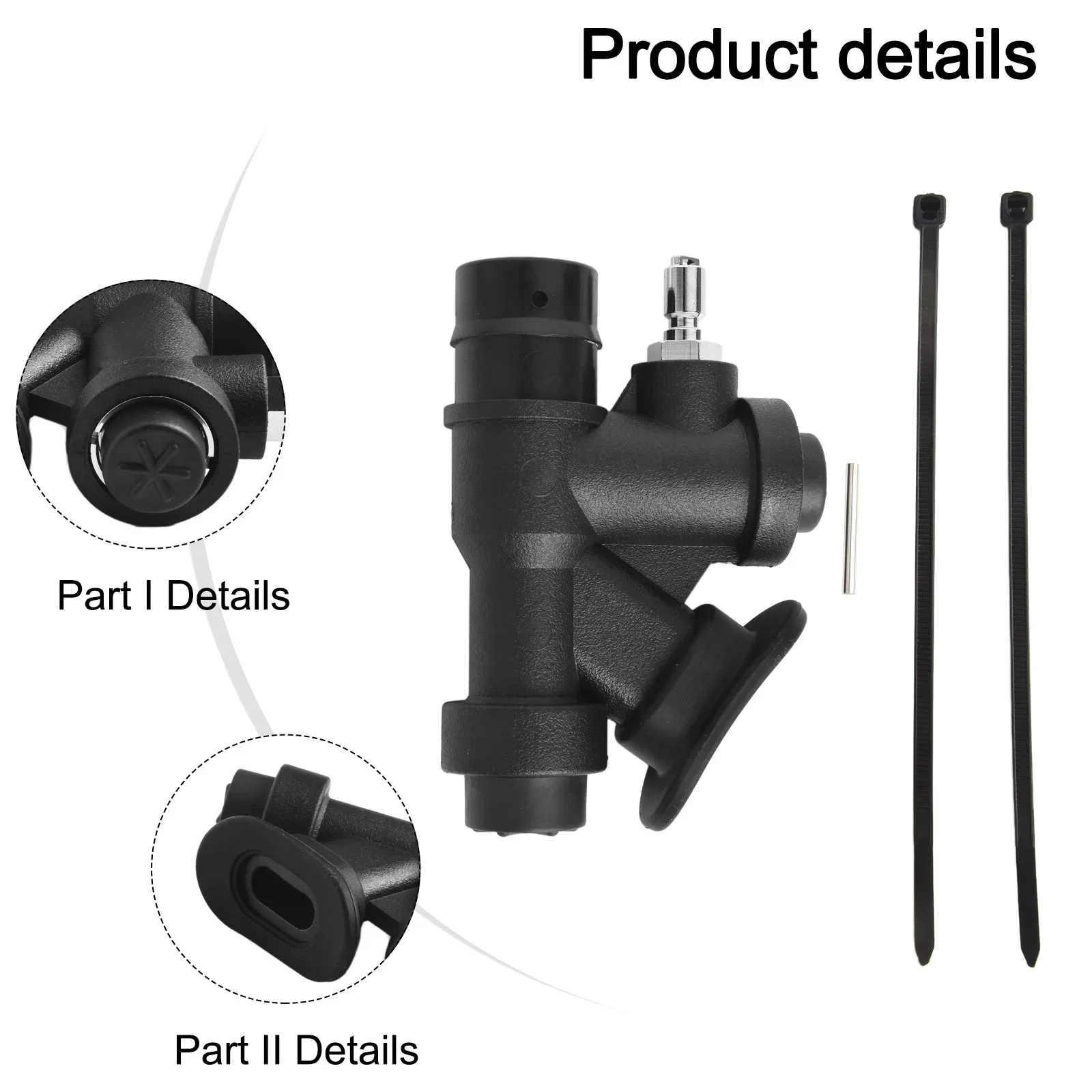 Scuba Diving Oral Power Inflator K-Type for BCD Compensator with 2.5cm Hose Interface and Nylon Body Construction