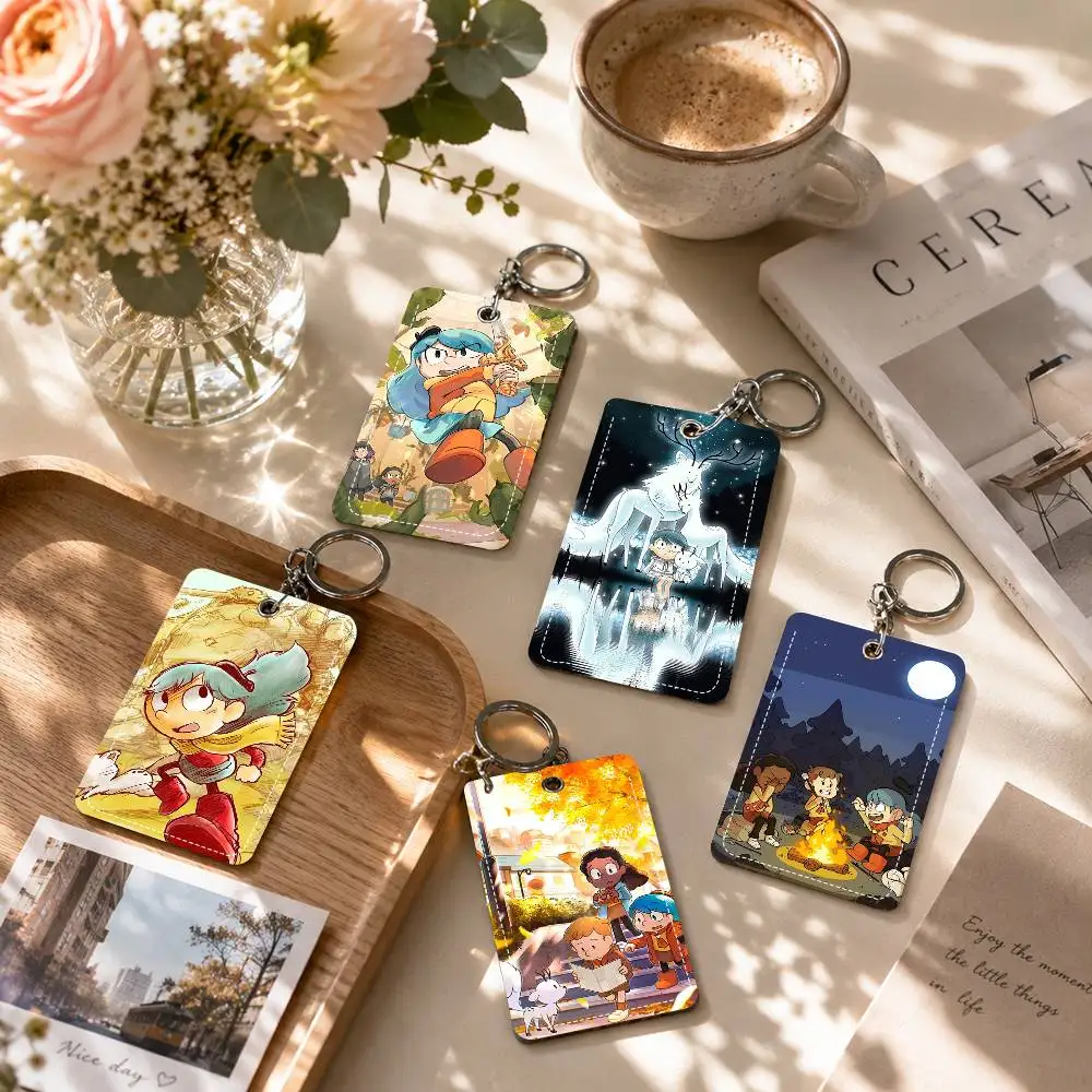 Cartoon Anime H-Hilda Holder Suitable For Bank Card Subway Bus Card Wallet Card Case Badge Holder Keychain