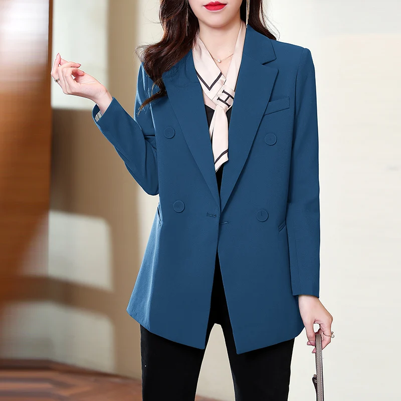 2025 New Spring Autumn Blazer Female Outerwear Fashion Slim Suit Jacket Women Casual Jacket Korean Office Blazer Tops