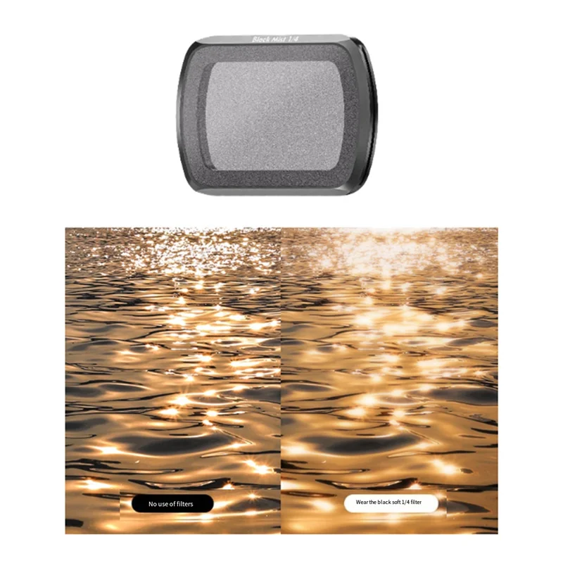 L72A-Soft Lens Filter Camera Black Mist 1/4 Filter For DJI Pocket 3 Magnetic Filter Set
