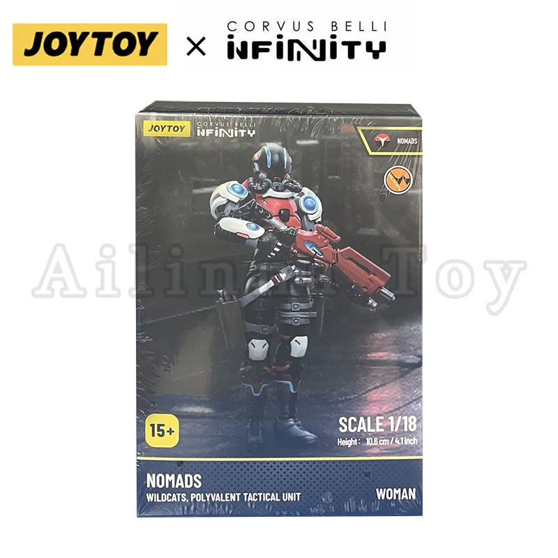 JOYTOY 1/18 Figura de ação Infinity Nomads Wildcats Unidade tática versátil Anime