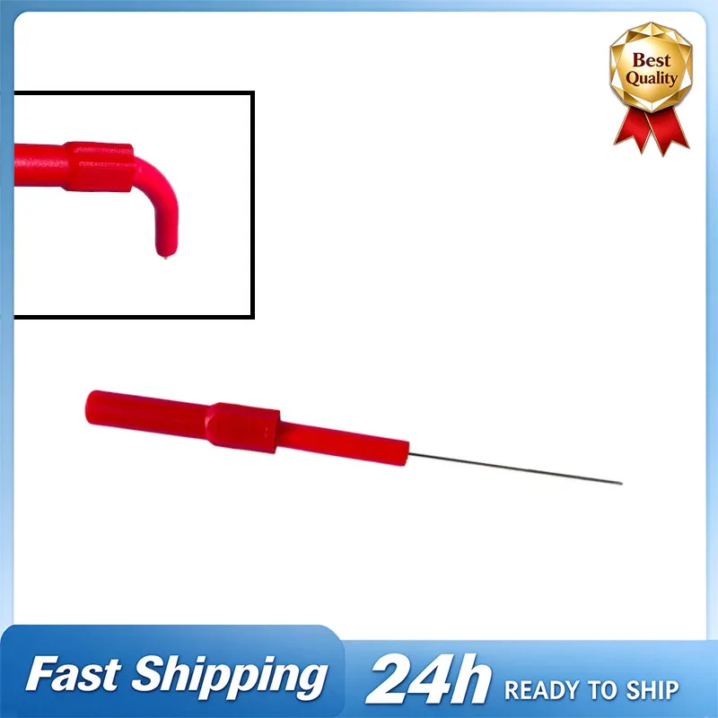 2pcs Flexible Back Probe Wire Break Free Test Rod Tip 4Mm Banana Socket Safe And Nondestructive Puncture