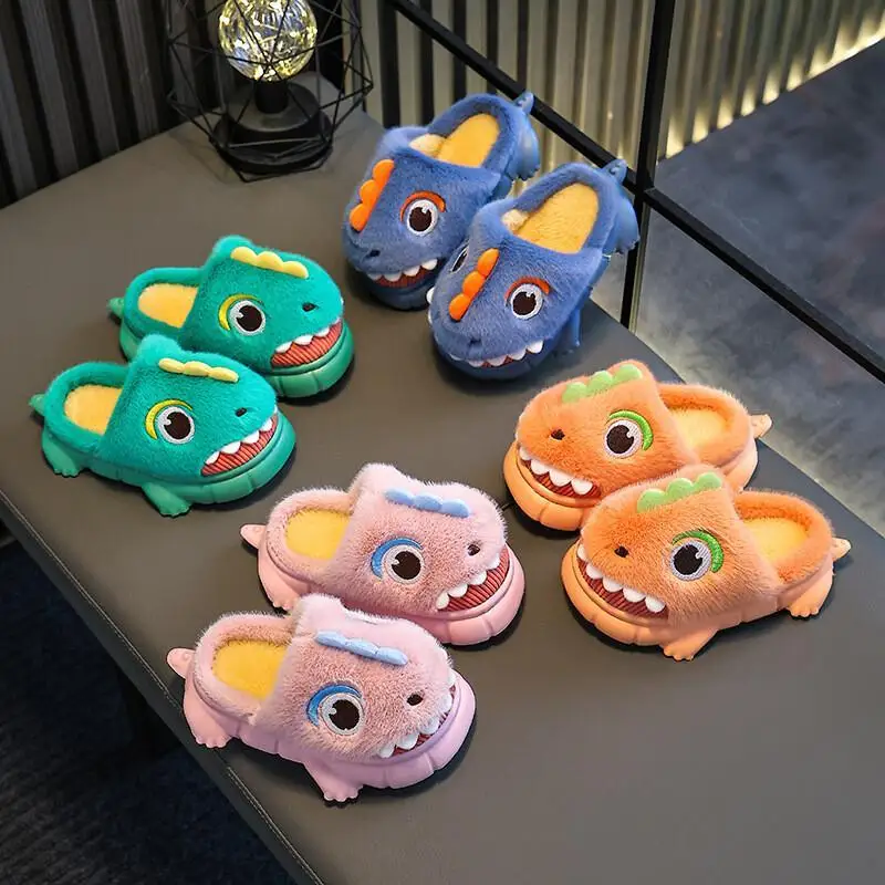 

Kawaii Casual Shoe Childrens Shoes Cotton Slippers Winter Closed Toe Indoor Home Warm Baby Toddler Boys Girls Unisex Cozy