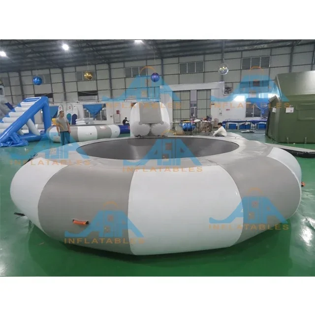 Inflatable Water Trampoline Swimming Pool Floating Toys Water Bed Bouncer For Kids & Adults