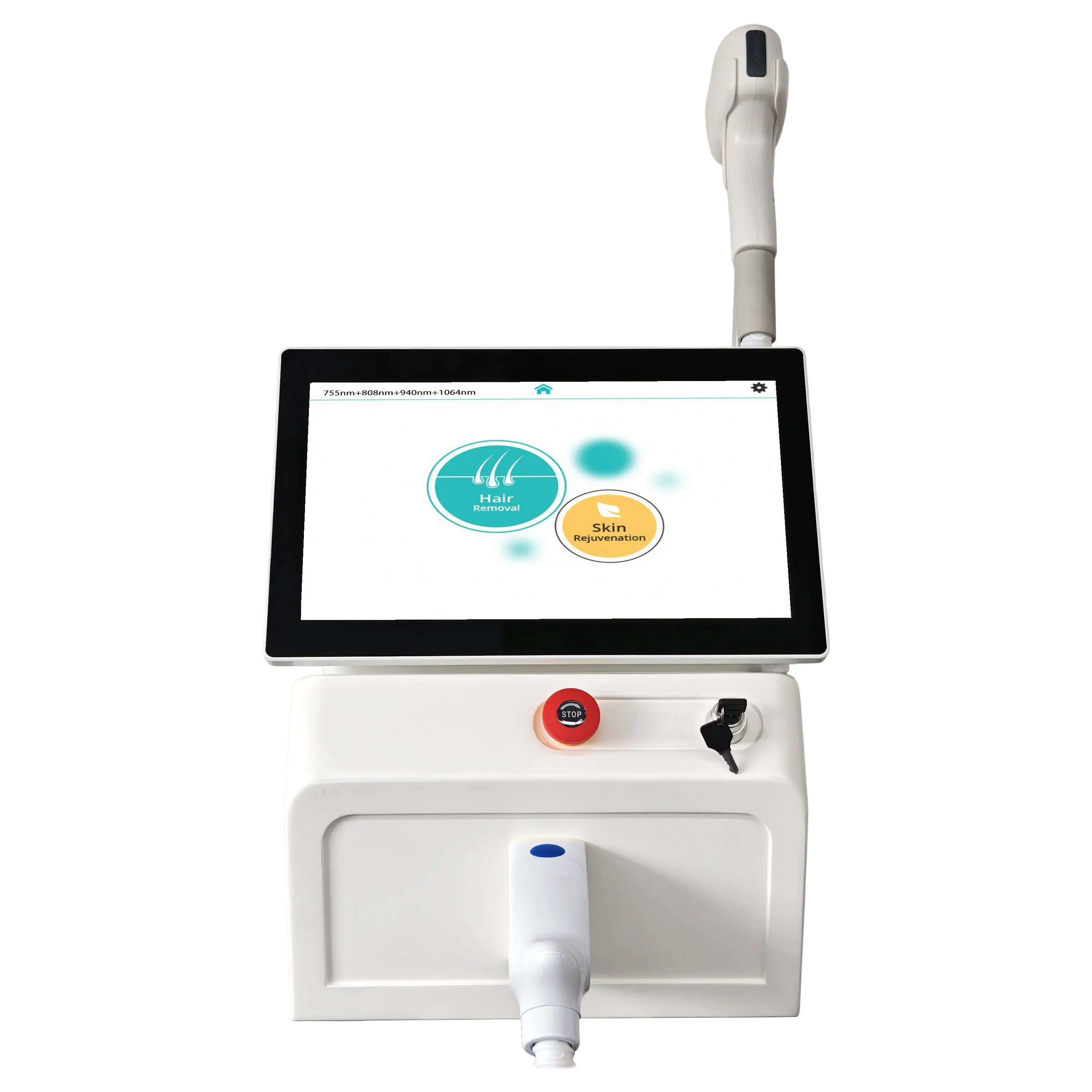 3500w de alta potência 808nm gelo laser indolor depilação diodo tela grande único punho salão de beleza rejuvenescimento da pele máquina