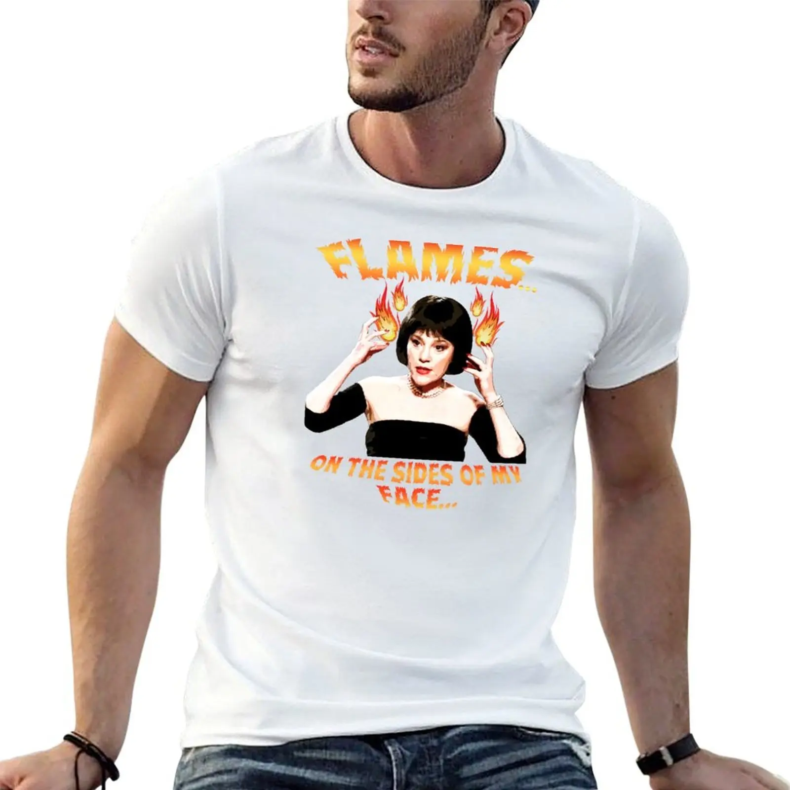 Clue Mrs White Flames T-shirt décontracté à manches courtes