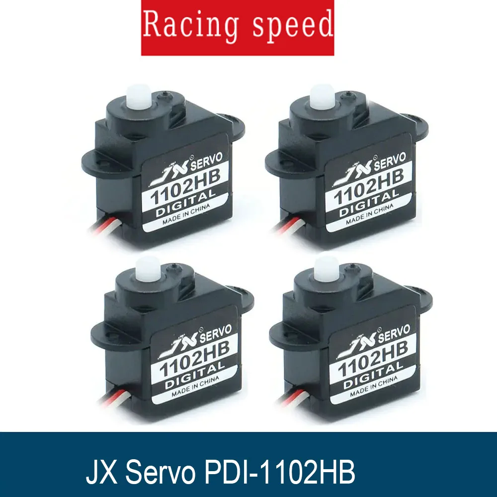 

4 шт. JX сервопривод PDI-1102HB 2,1 г пластиковая шестерня цифровой бессердечный мини-сервопривод mg90s mg946r для 3D самолета вертолета