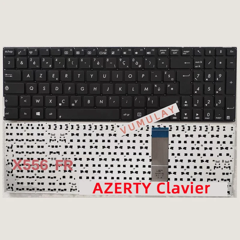 Клавиатура для ASUS X756UA X756UB X756UQ X756UV X556U X556UF X556UJ D756UA D756UX F556UB F556UQ A556UQ VM591U A556U R558UA R558UB Великобритания, испанский, французский, бразильский, итальянский