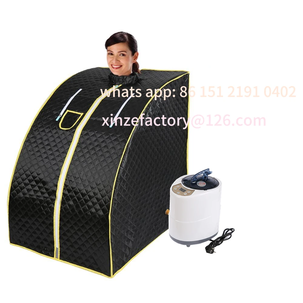 Customizable Steam Sauna Home Portable Sauna Spa 4L 2000W EU Plug Household Sauna Box Ease Stainless steel STEAM BATH Slimming