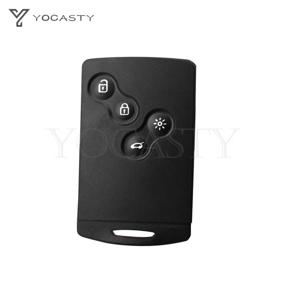 YOCASTY Keyless Smart Key Shell Case For Renault Clio IV Captur Renault Megane III Fluence Laguna III Scenic Koleos Samsung QM5